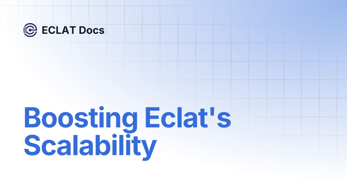 Boosting Eclat's Scalability | ECLAT Docs